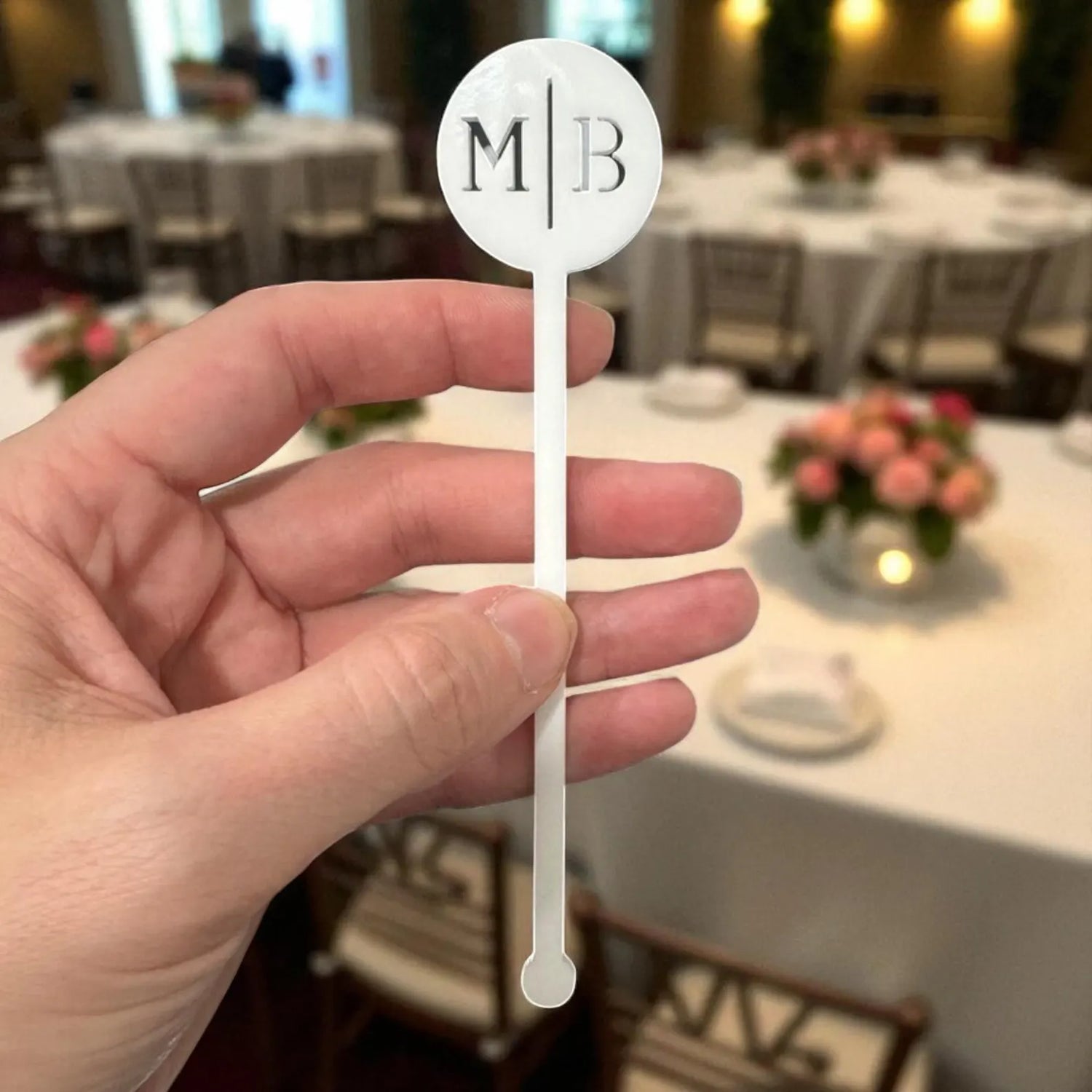 Personalized Wedding Drink Stirrers: Custom Cocktail Party Decor