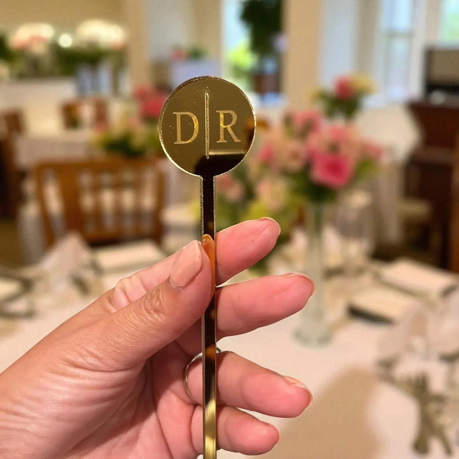 Personalized Wedding Drink Stirrers: Custom Cocktail Party Decor
