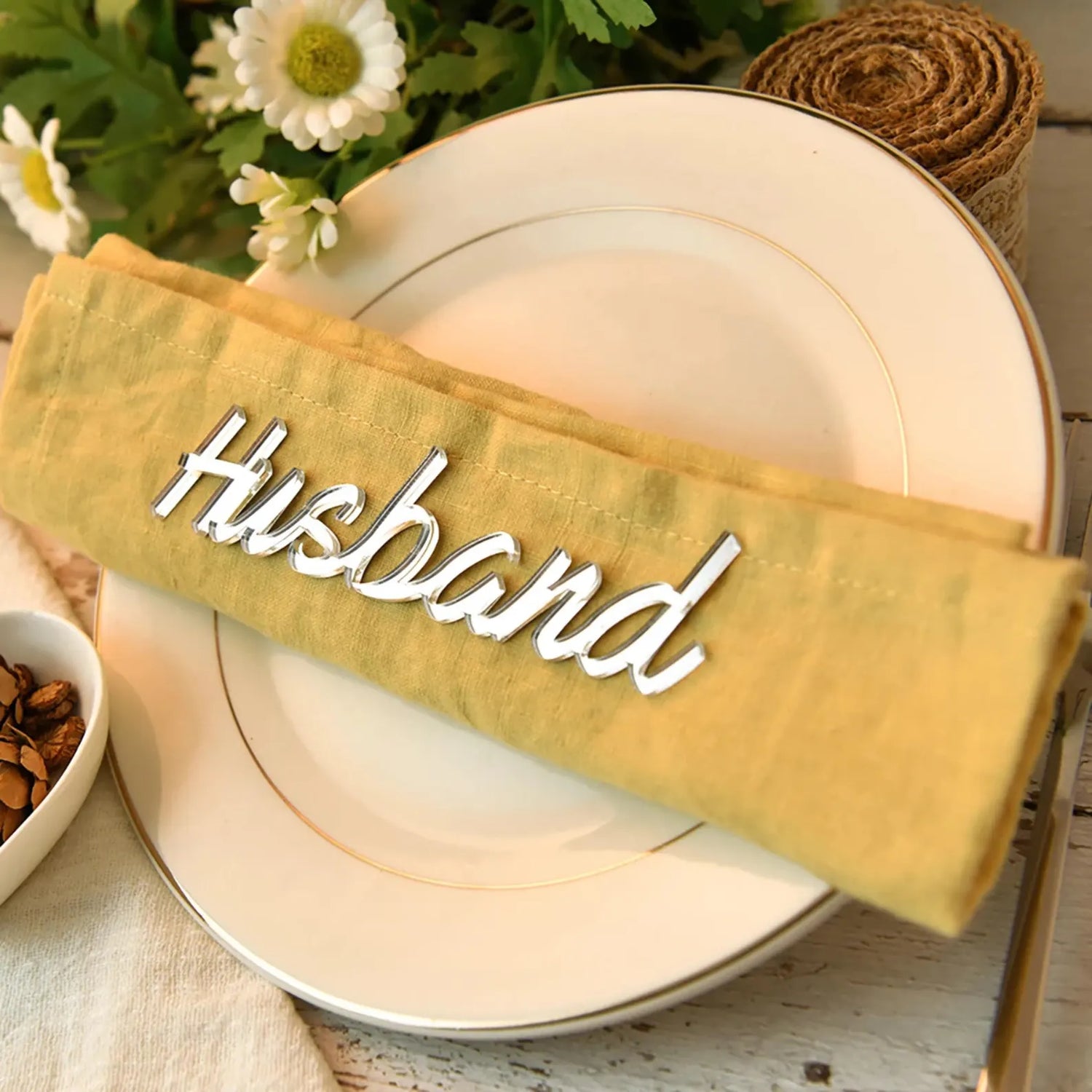 Laser Cut Wedding Place Cards: Personalized Acrylic or Wood Table Names
