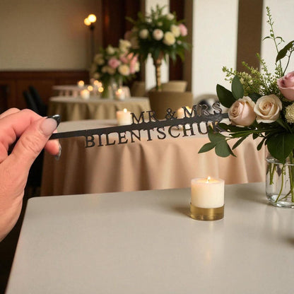 Personalized Wedding Drink Stirrers, Custom Cocktail Decor